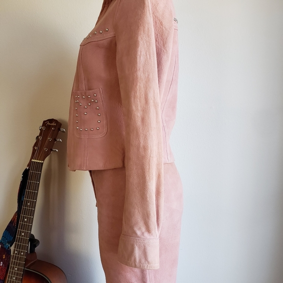 🎸🎤🎵Rockstar VTG Suede Studded Set🎶🎙🎸 - Picture 9 of 14